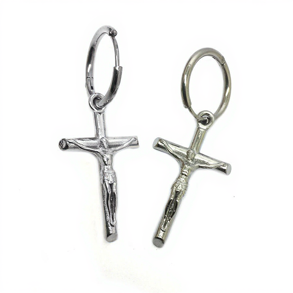 Crucifix Hoop