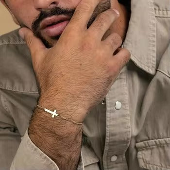 Cross Chain Bracelet