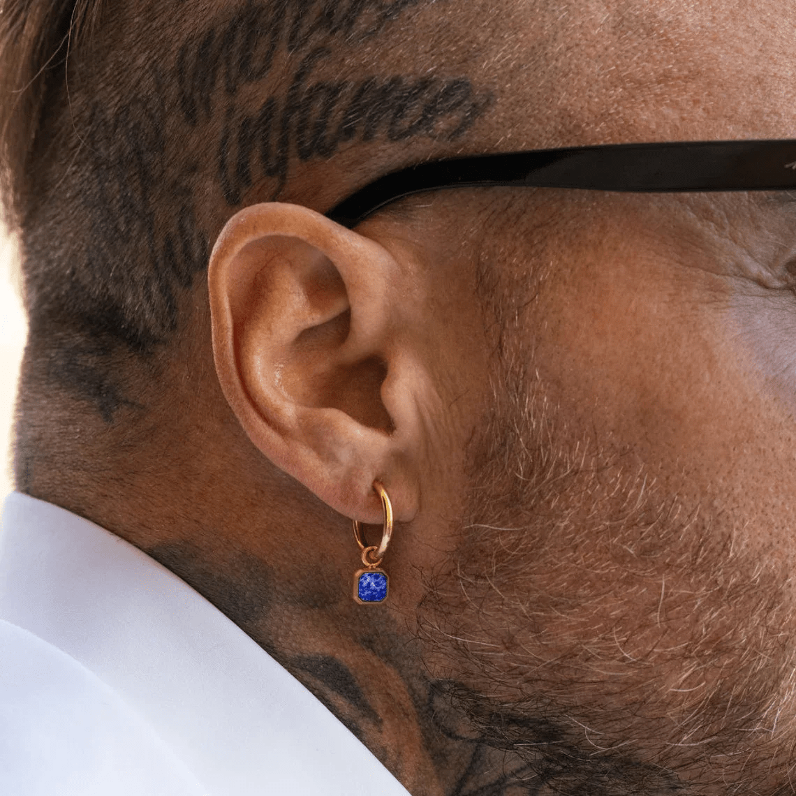 Lapis Lazuli Hoop - LUCIAN