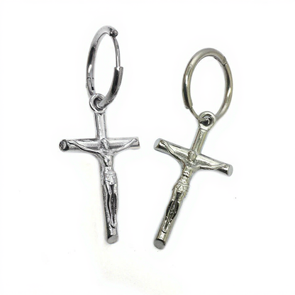 Crucifix Hoop
