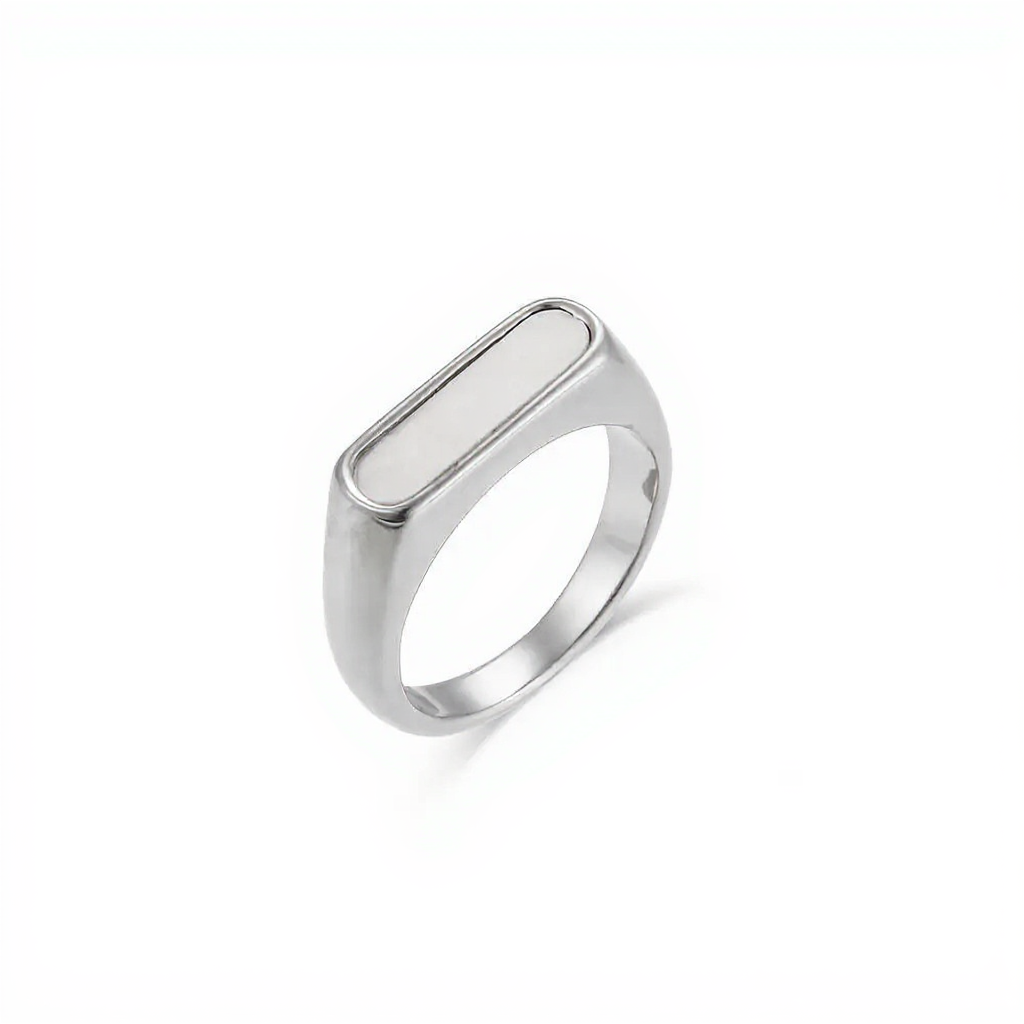 Linear Pearl Signet