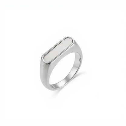 Linear Pearl Signet