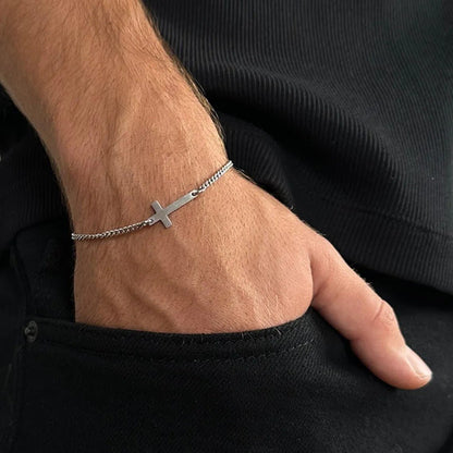 Cross Chain Bracelet - LUCIAN