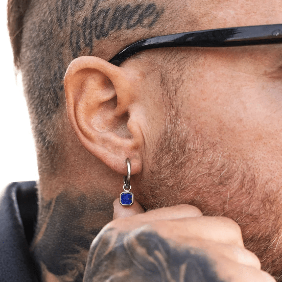 Lapis Lazuli Hoop - LUCIAN