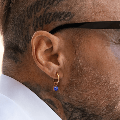 Lapis Lazuli Hoop - LUCIAN