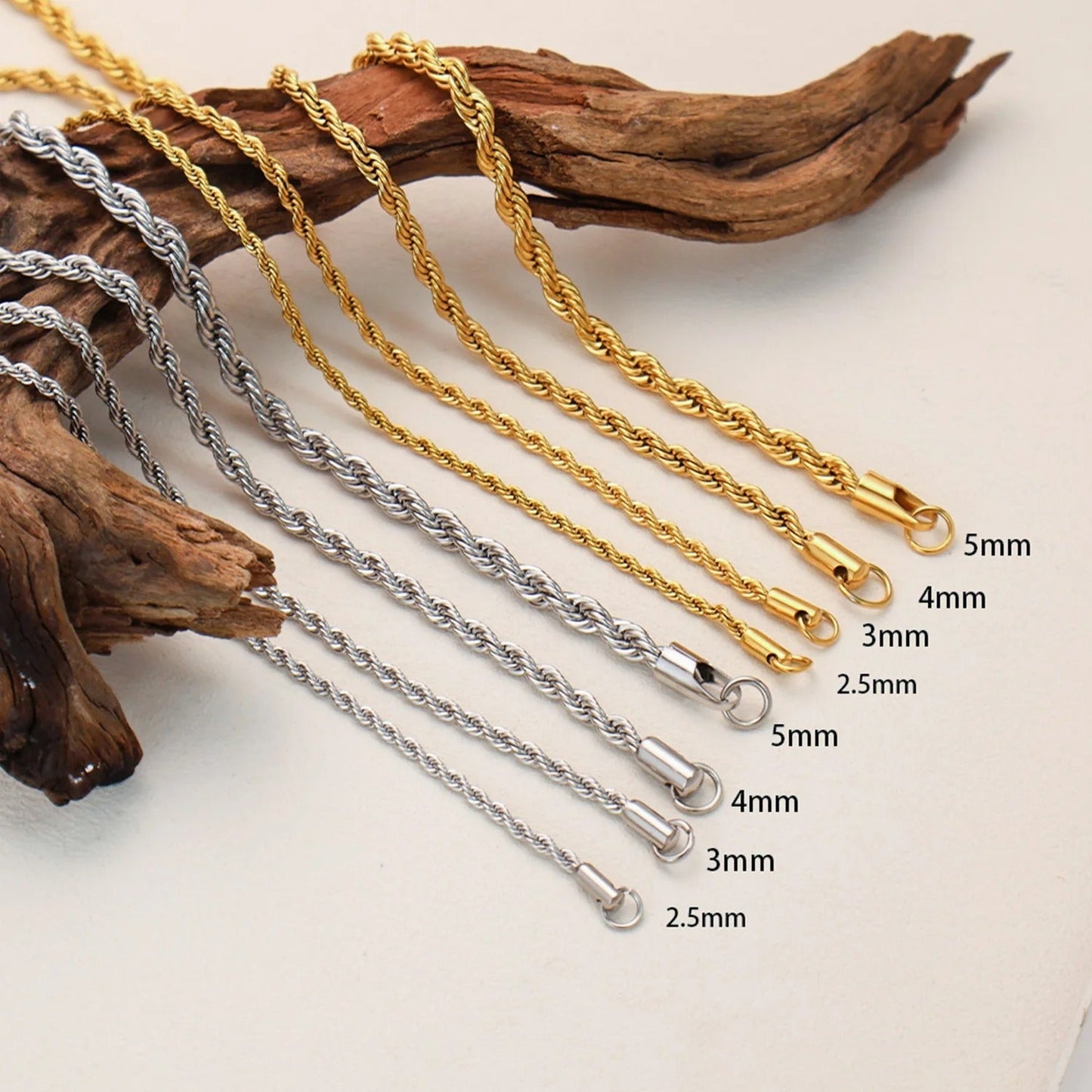 Rope Chain 4MM - LUCIAN