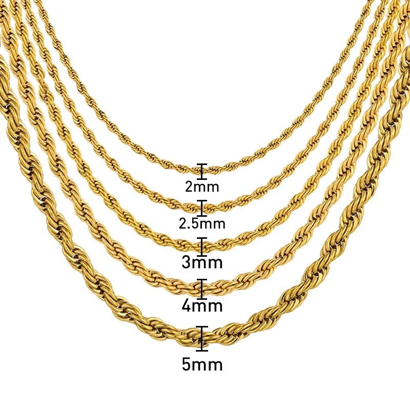 Rope Chain 4MM - LUCIAN